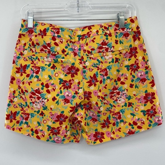 J.Crew Yellow Floral Shorts size 0 - Picture 1 of 9